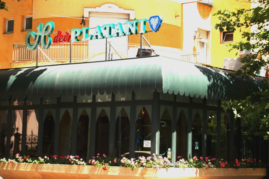 רימיני Hotel Dei Platani מראה חיצוני תמונה